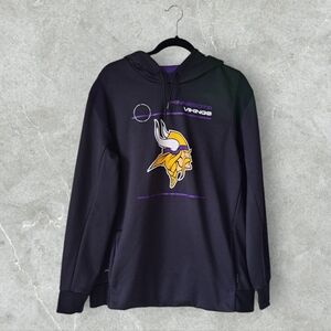 Nike Minnesota Vikings Hoodie Pullover NHL Sideline Performance Logo Size XL